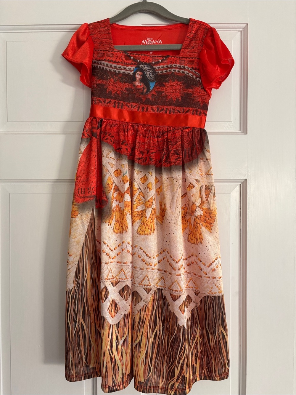 EUC Disney Moana Dress 5T
